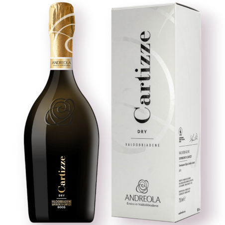 Prosecco Cartizze Dry Valdobbiadene Superiore di Cartizze DOCG 75 Cl Astucciato Andreola