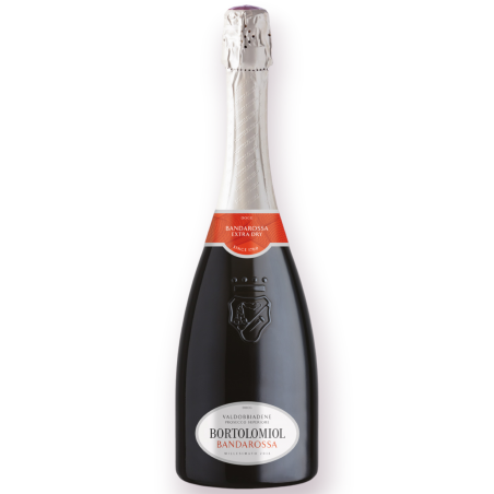 Bandarossa Prosecco Valdobbiadene Superiore DOCG Extra Dry Brut Millesimato Bortolomiol 75 Cl