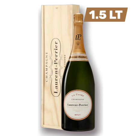 Champagne La Cuvée Brut Magnum Laurent Perrier 1.5 Lt Legno