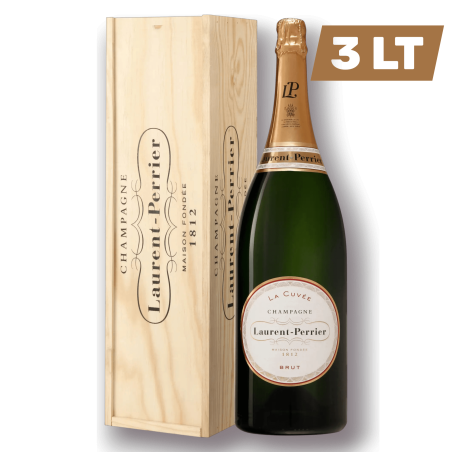 Champagne La Cuvée Brut Jéroboam Laurent Perrier 3 Lt Legno