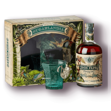 Rum Don Papa Baroko + Bicchiere 70 Cl Confezione