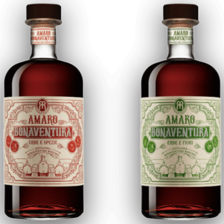 Amaro Erbe e Spezie - Erbe e Fiori (2 Bottiglie) Bonaventura Maschio 70 Cl