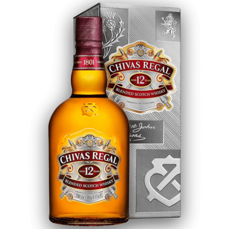 Chivas Regal 12 Blended Scotch Whisky 1 Lt Astuccio