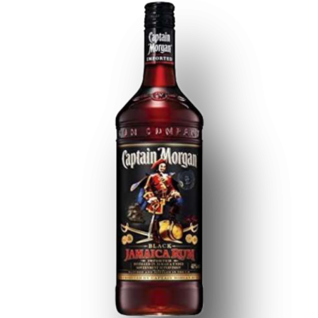 Captain Morgan Black Jamaica Rum 1 Lt