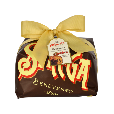 Panettone Crema Di Cioccolato Al Liquore Strega Alberti 1 Kg