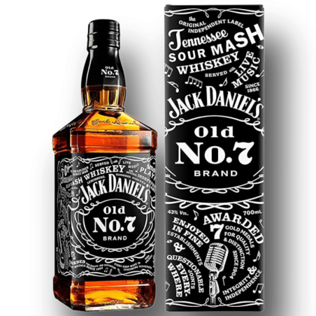 Jack Daniel's Paula Scher Limited Edition Tennessee Whiskey No. 7 70 Cl Astucciato