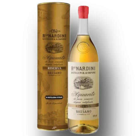 Nardini Grappa Riserva "Aquavite" Magnum 1.5 Lt Cilindro