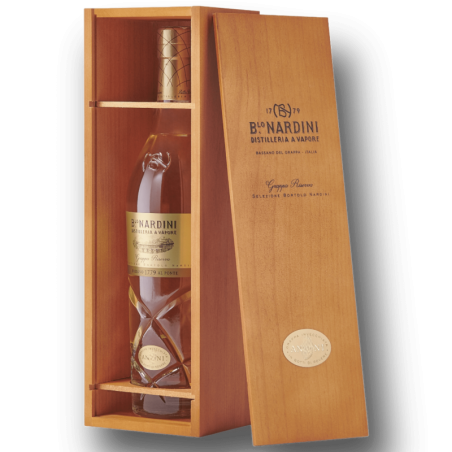 Nardini Grappa Riserva 3 Anni Selezione Bortolo Nardini 70 Cl Legno