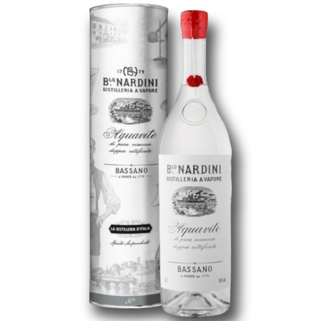 Nardini Grappa Bianca "Aquavite" Magnum 1.5 Lt Cilindro