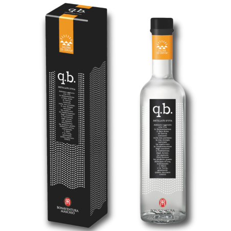 Q. B. Distillato D'Uva E Sale Di Cervia Bonaventura Maschio 50 Cl Astucciato