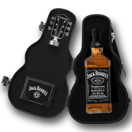 Jack Daniels Old N°7 Limited Edition Guitar Box Tennessee Whiskey 70 Cl