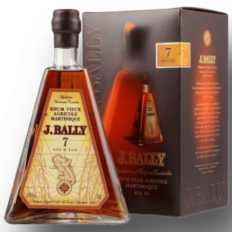 J. Bally 7 Ans Vieux Pyramide Agricole Martinique Rhum 70 Cl Astucciato